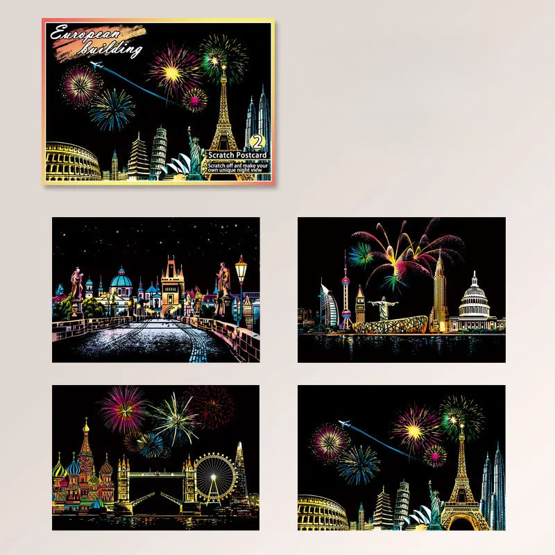 DIY nattscene skrapekunst