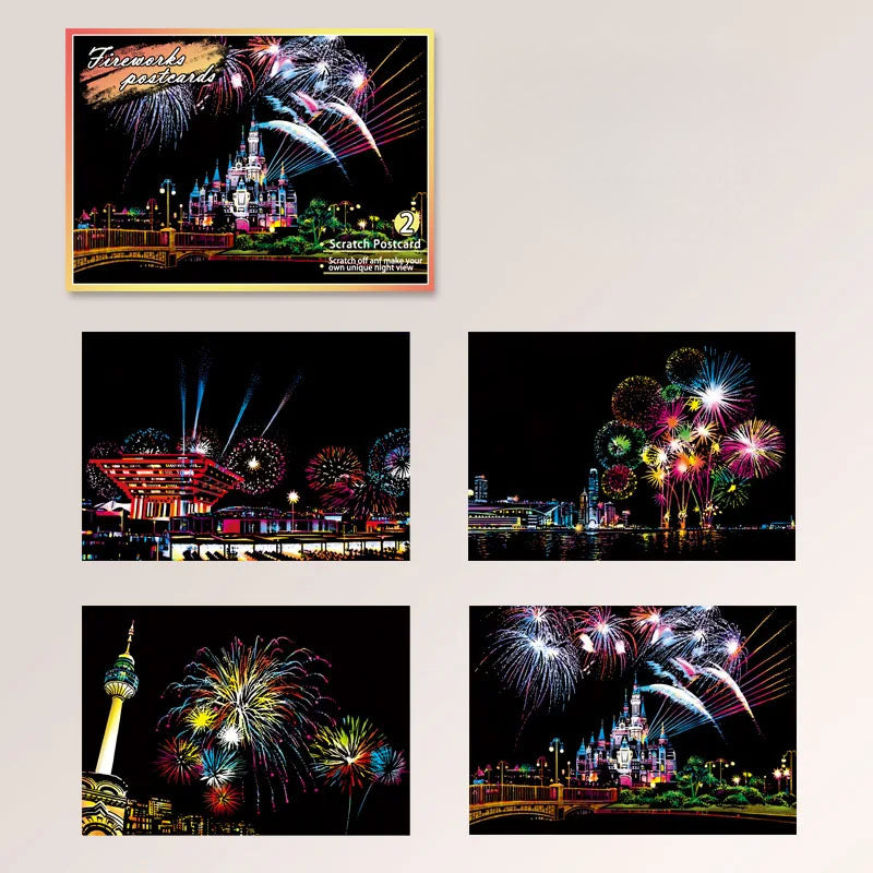 DIY nattscene skrapekunst