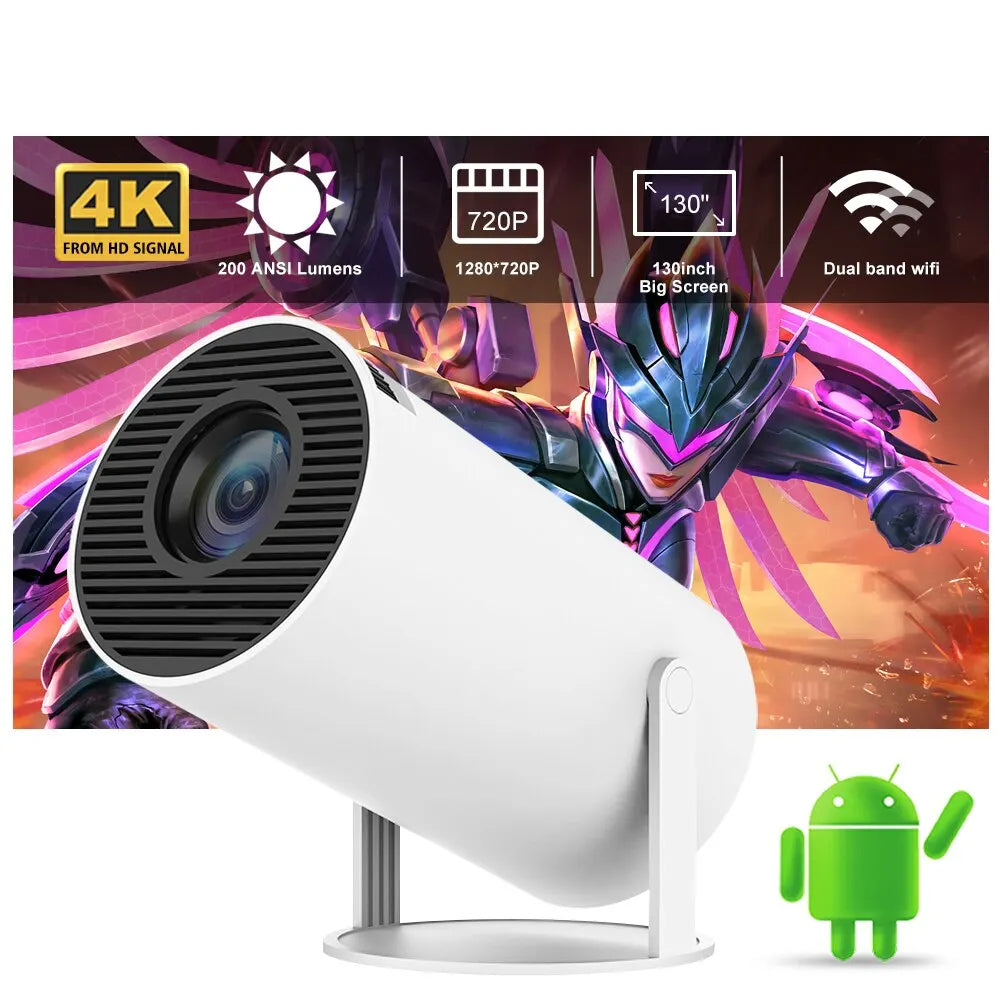 Mini Projector 4K Android 11 WIFI6 BT5.0