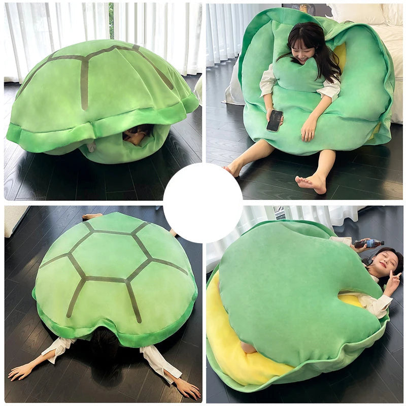 Skilpaddeskall plysjpute