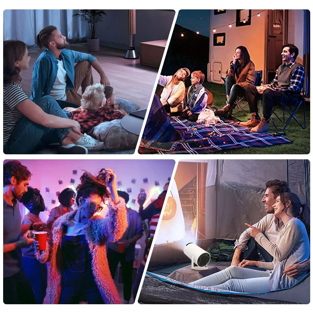 Mini Projector 4K Android 11 WIFI6 BT5.0